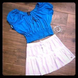 Carve Designs White Paloma Skirt Size XS